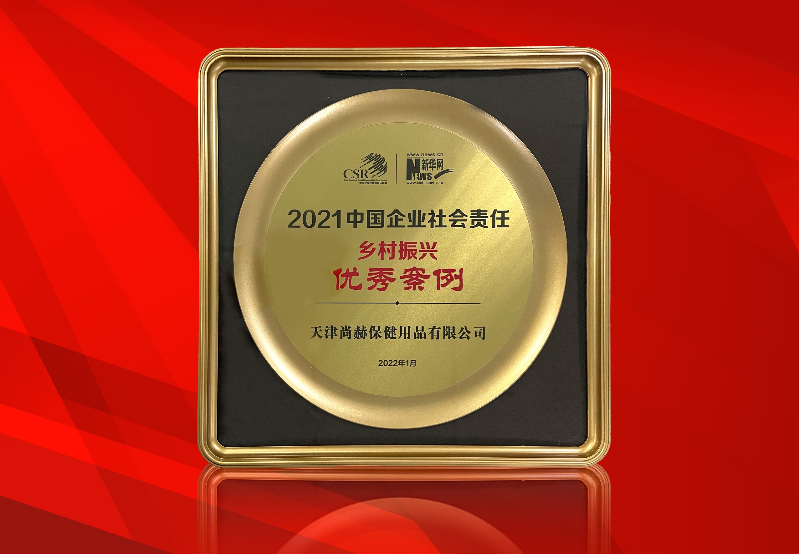 2022年1月-大江网页版_大江（中国）公司荣获-新华网“2021中国企业社会责任乡村振兴优秀案例”